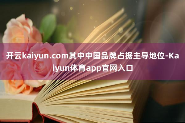 开云kaiyun.com其中中国品牌占据主导地位-Kaiyun体育app官网入口